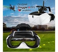 Occhiali FPV Goggle 4 drone Walkera F210, Runner 250, Video 5,8 Ghz diretta
