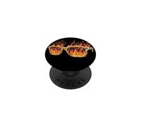 Occhiali Fuoco Bruciante Costume PopSockets PopGrip Adesivo