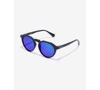 HAWKERS WARWICK, Occhiali da sole Unisex - Adulto, Raw Nero/Blu Polarizzato, Taglia unica