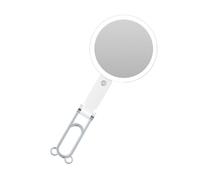 Occhiali illuminati a doppia faccia Ingrandimento 1X5X Luminosità regolabile Ricarica USB Design pieghevole per applicazione di trucco precisa LED Handheld Desktop Makeup Pieghevole