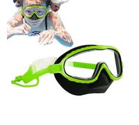 Occhiali in silicone PC 15,5 x 8 cm, anti appannamento, anti-appannamento, senza perdite, impermeabili, ampia visuale, per piscina, snorkeling, per ragazzi 4 ai 16 anni, lezioni di nuoto e