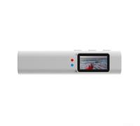 Occhiali indossabili con videocamera 2K con grandangolo a 110°, registrazione in loop, batteria da 250 mAh, design compatto per sport all'aria aperta e viaggi (bianco)