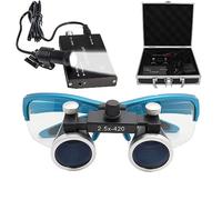 Occhiali ingrandimento,Lente d'Ingrandimento Dentale, dental loupe,lampada dentale2,7x Occhialini Binoculari Medici Chirurgici Dentali con Faro LED per Chirurgia Odontoiatrica