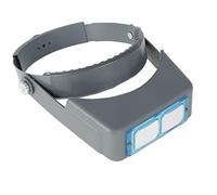Occhiali Ingrandimento Lente d'Ingrandimento Montata Sulla Testa Obiettivo HD con 4 Lenti Sostituibili per Gioielli Orologi Artigianato Riparazione (A)