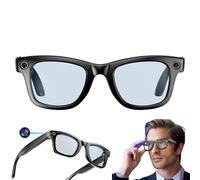 Occhiali intelligenti AI con fotocamera HD,riconoscimento foto AI, fotografia,video,registrazione,chiamate Bluetooth,riproduzione di musica,impermeabili IP65,batteria di grandi dimensioni da 260 mA,A