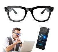 Occhiali Intelligenti AI, fotocamera da 500 W e altoparlanti, ChatGPT integrato, Wi-Fi 4.0 + Bluetooth 5.3, occhiali da sole con traduttore Bluetooth intelligente,per viaggi, musica e chiamate.,B