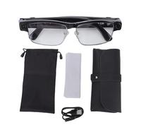 Occhiali intelligenti AI, occhiali con registrazione Bluetooth con fotocamera da 8 MP per uomini e donne, occhiali con riduzione del rumore con doppio microfono HD per viaggi, (Stile 1 (130x52