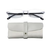 Occhiali intelligenti autofocus con funzione di lettura automatica per una visione ottimale e un filtro luce blu integrato, bianco, 15x5x5cm