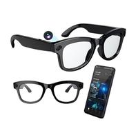 Occhiali intelligenti IA, fotocamera HD da 500 W, controllo vocale, traduzione ChatGPT integrata,Wi-Fi 4.0,Bluetooth 5.3,occhiali da sole intelligenti con riprese in HD, per viaggi,musica e chiamate,A
