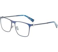 Occhiali John Varvatos JV V182 Opaco Blu Navy 55Mm Titanio - Fatto In Giappone