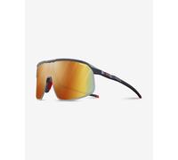 Occhiali Julbo Density blu rosso iridescente con lenti REACTIV Photochromic Performance 1-3 Light Amplifier arancio