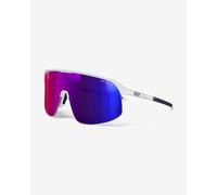 Occhiali Julbo Density Groupama-FDJ bianco blu con lente a specchio Spectron HD 3 blu