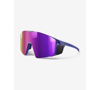 Occhiali Julbo Edge Cover blu con lente a specchio Spectron 4 viola