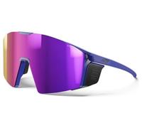 Occhiali Julbo Edge Cover blu con lente a specchio Spectron 4 viola