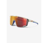 Occhiali Julbo Fury marrone chiaro con lente a specchio Spectron 3 rosso