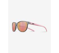 Occhiali Julbo Idol grigio traslucido con lente a specchio Spectron 3 rosa bambini