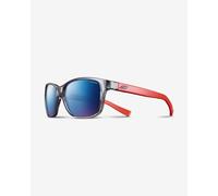Occhiali Julbo Powell grigio traslucido brillante arancione con lenti Spectron 3 Polarized blu