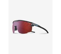 Occhiali Julbo Ultimate Cover nero opaco con lenti REACTIV Photochromic Performance 0-3 rosso