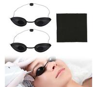 Occhiali Lampada Abbronzante, Occhialini solarium, 2 pezzi UV Occhialini Solarium, UV Occhiali di Sicurezza Laser, Occhialini Solarium, Occhiali Infrarossi, Occhiali Di Protezione per Beauty Clinic