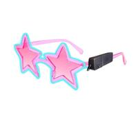 Occhiali LED luminosi, a forma di stella, design con bagliore elegante, uso festival con stile carnevale, accessorio per feste con funzione di luce, occhiali divertenti per giardino, festival