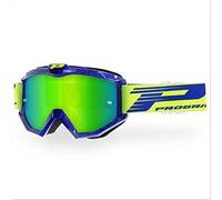 OCCHIALI MASCHERA CROSS EDNURO PROGRIP 3201 ATZAKY BLU LENTE SPECCHIATA