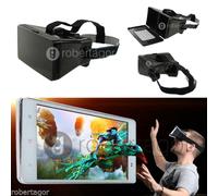 OCCHIALI MASCHERA LENTI 3D PER IPHONE SAMSUNG SMARTPHONE PER GIOCHI VIDEO 360°