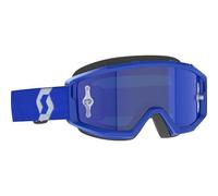 occhiali maschera motocross con lente a specchio Scott Primal 2025 blu