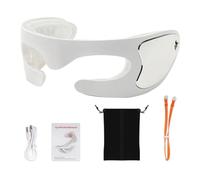 Occhiali massaggianti occhi - massaggio a luce rossa, massaggiatore per la cura degli occhi | strumento per la cura degli occhi a luce rossa, massaggiatore per gli occhi con vibrazione, occhiali da