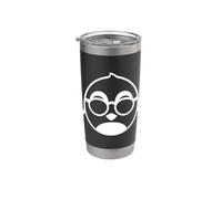 Occhiali minimalisti a forma di pinguino con silhouette nerd Bicchiere termico in acciaio inox doppia parete