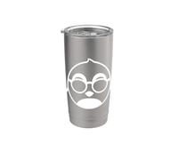 Occhiali minimalisti a forma di pinguino con silhouette nerd Bicchiere termico in acciaio inox doppia parete