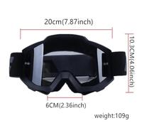 Occhiali Motocross Occhiali da sole da moto per uomo, occhiali da motocross, occhiali di sicurezza protettivi, occhiali da moto per visione notturna, occhiali da guida vintage(5)