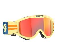 Occhiali motocross SCOTT 89X Era beige con plexiglass arancione