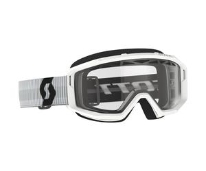 Occhiali motocross SCOTT Primal Enduro bianchi con plexiglass trasparente