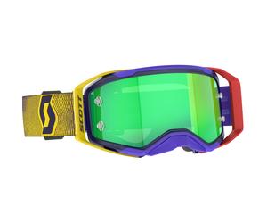 Occhiali motocross SCOTT Prospect 2.0 rosso-giallo con plexiglass verde