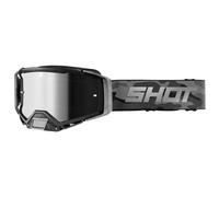 Occhiali motocross Shot Core camo grigio con plexiglass iridio