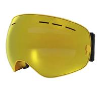 Occhiali Motocross Ski Goggles,Winter Snow Sports Goggles with Anti-fog UV Protection for Men Women Youth Interchangeable Lens - Premium Goggles(C17 Gold)
