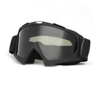 Occhiali Motocross Ski Snowboard Goggles Anti-Fog Skiing Eyewear Winter Outdoor Sport Cycling Motorcycle Windproof Goggles(Grey)