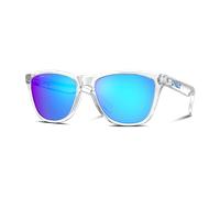Oakley Unisex Oakley OO9013 FROGSKINS 9013D0 Occhiali da sole O_Matter Trasparente Blu Squadrata Normale Prizm Iridium