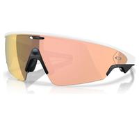 Occhiali oakley meta vanguard con tecnologia ia bianco prizm rose gold codice ow8001 08