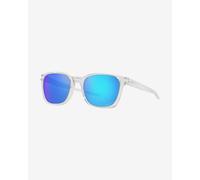 Occhiali Oakley Ojector Polished Clear con lenti Prizm Sapphire