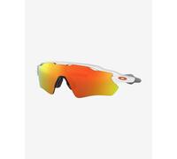 Occhiali Oakley Radar EV Path bianco polarizzato con lenti Fire Iridium