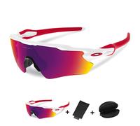 Occhiali Oakley Radar EV Path - Polished White Prizm Road Prizm / Bianco