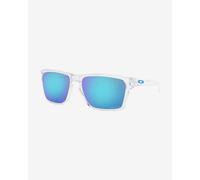 Oakley Uomo OO9448 SYLAS 944804 Occhiali da sole Plastica Trasparente Prizm Sapphire Squadrata Normale Prizm