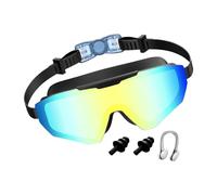 Occhiali per bambini, attrezzatura di visione ampia con clip per naso e tappi per le orecchie, per piscina, spiaggia, snorkeling, immersioni, sport acquatici, estate e viaggi all'aria aperta