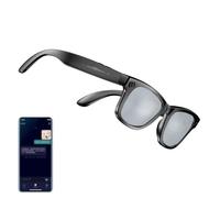 Occhiali Per Fotocamera Intelligente, Video E Foto 720p, Traduzione In Tempo Reale E Assistente Vocale, Resistente Agli Schizzi Ip65, Per Professionisti D'ufficio E Imprese Stra Silver-tinted-glasses