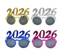 Occhiali per il nuovo anno 2026 - per per Utileria - decorative del 2026 | per Bambini per Adulti per Festa in Ufficio per Capodanno per Fotografia per Riunione per Film p