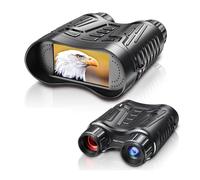 Occhiali per la visione notturna all'aperto, Occhiali for la visione notturna, binocolo digitale for a infrarossi 4K 36MP 8X Schermo grande for finestra da 3,2" for birdwatching, caccia