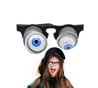 Occhiali per occhi cadenti di Halloween - Funny Eye Eyes | Prop di costume in PVC | GAG GAG di festa | Eyewear inquietante e | Accessorio per il dress-up di Halloween | Costume da topy eroween