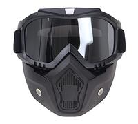 Occhiali per occhiali da moto, occhiali sportivi all'aperto, occhiali da moto con maschera per motocross uomo donna guida all'aperto antivento fuori strada caschi maschera occhiali (colore: B) (Colore