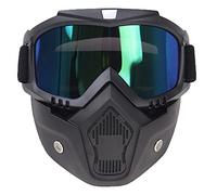 Occhiali per occhiali da moto, occhiali sportivi all'aperto, occhiali da moto con maschera per motocross uomo donna guida all'aperto antivento fuori strada caschi maschera occhiali (colore: B) (colore
